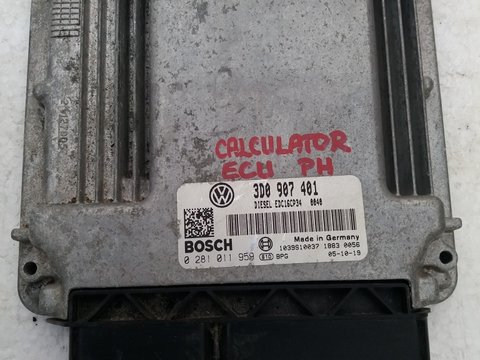 Calculator ecu motor VW Phaeton 3D0907401 sau 0281011959