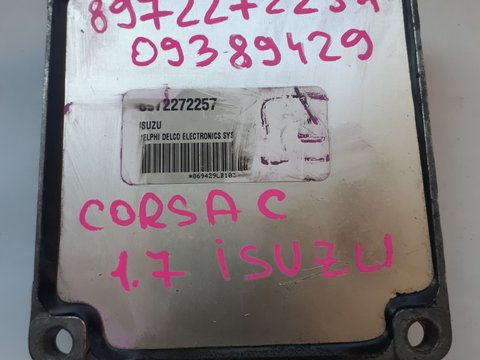 Calculator Ecu Opel Corsa C 1.7 isuzu 8972272257 09389429