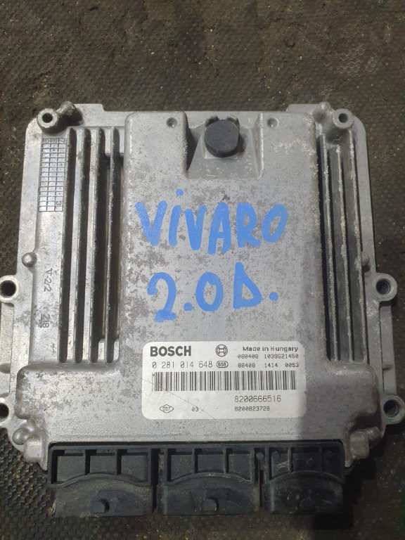 Calculator ecu Opel Vivaro 2.0 Dci Cod 0281014648