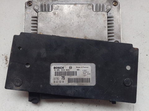 Calculator ECU PEUGEOT 406 (8B) [ 1995 - 2005 ] HDi (4HX (DW12TED4/FAP)) 98KW|133HP BOSCH 9642350380 OEM 0281010623