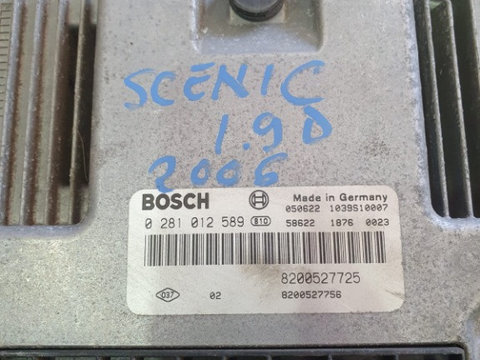Calculator ecu Renault Scenic 1.9 Dci Cod 0281012589