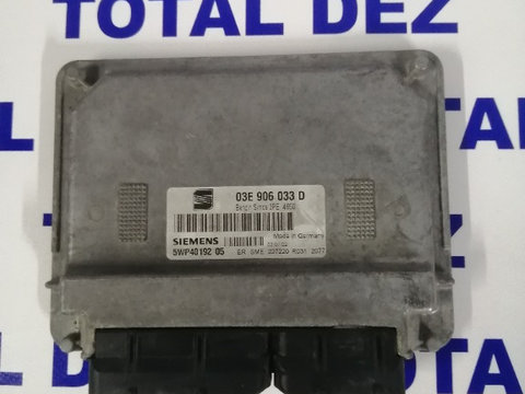 Calculator ecu Seat Ibiza 4 (2002-2009) cod 03E906033D 5WP40192 05