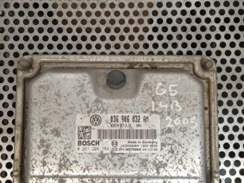Calculator ECU Volkswagen Golf 5 1.4B 2005 036 906 832 AM 1039S08064