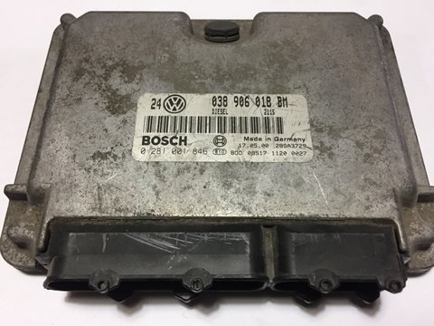 Calculator ECU Volkswagen Golf IV Bora 1.9 TDI AHF 038906018BM 0281001846