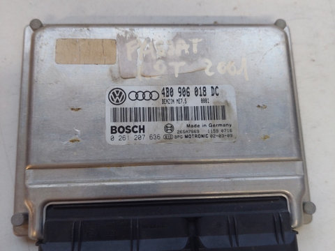 Calculator ECU VOLKSWAGEN (SVW) PASSAT Saloon (B5) [ 2000 - 2009 ] OEM 4b0906018dc