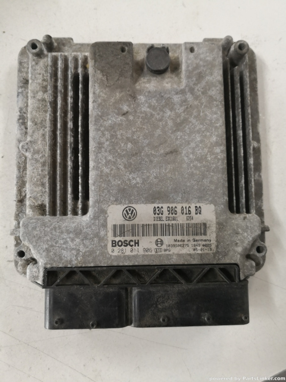Calculator ECU VOLKSWAGEN TOURAN (1T1, 1T2) [ 2003 - 2010 ] TDI 16V (BKD) 103KW|140HP BOSCH 0281011906 OEM 03g906016bq