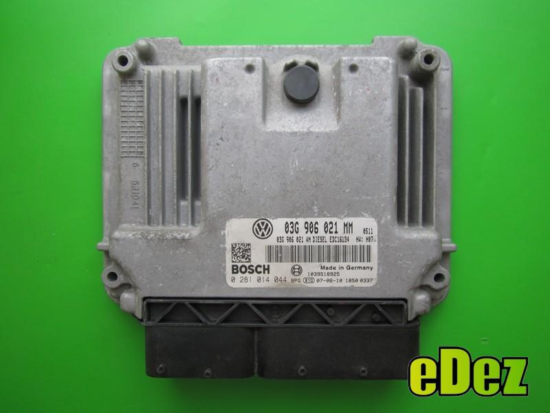 Calculator ecu Volkswagen Touran (2003-2006) 1.9 tdi 0281014044