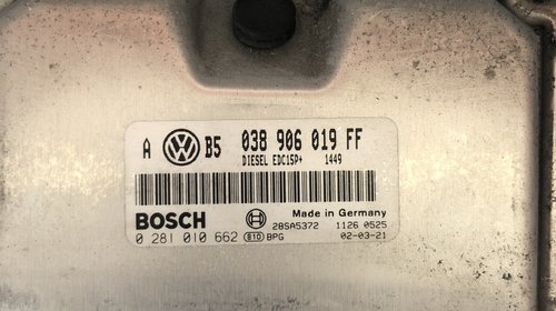 Calculator ECU VW Golf 4 1.9 TDI 038 906