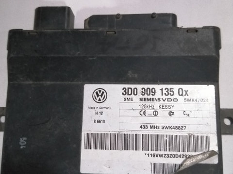 Calculator Ecu VW TOUAREG I 2002 - 2006 cod 3d0909135qx