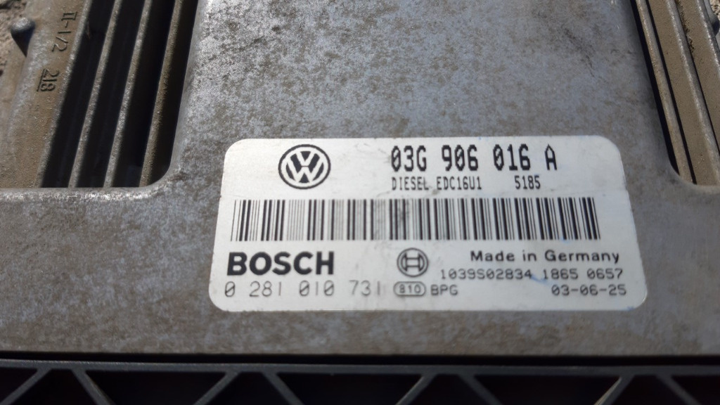 Calculator ECU VW Touran 1.9 TDI-AVQ
