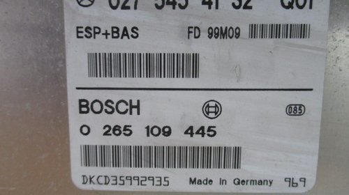 CALCULATOR ESP / ABS BOSCH COD 027545413