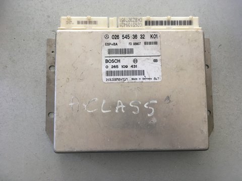 Calculator ESP + BAS Mercedes A-class W168, cod piesa 0265453632 ; 0265109431