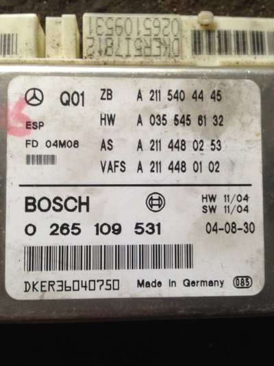 Calculator ESP Mercedes e class w211 cod A21154044