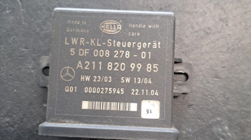 Calculator faruri adaptive Mercedes E-Cl