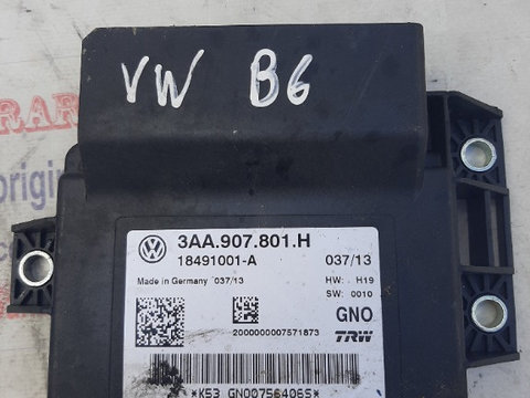 Calculator frână parcare VW Passat B6 cod 3AA 907 801 H 18491001-A