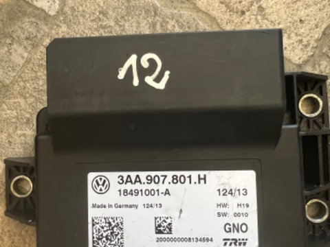 Calculator frana de mana 3AA907801H Volkswagen Passat B7
