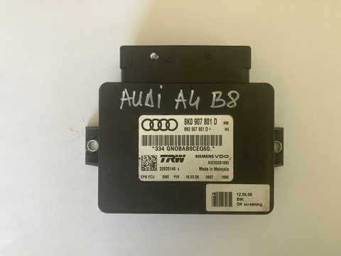 Calculator frana de mana Audi A4 B8 8K0907801D