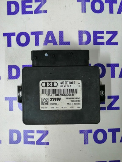 Calculator frana de mana Audi A4 B8 cod 8K0907801D