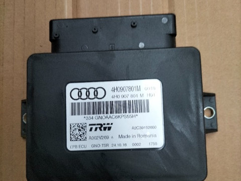 Calculator frana de mana Audi A6 C7, 2016, 2.0 TDi, cod piesa: 4H0907801M