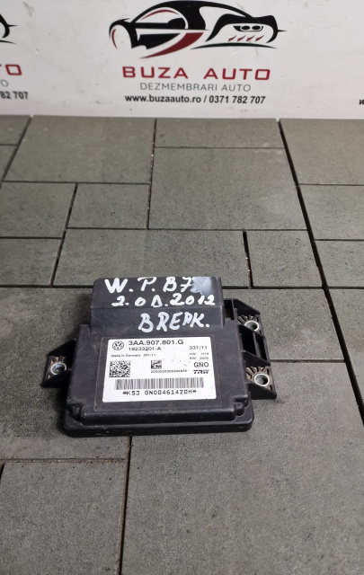 Calculator frana de mana Cod: 3AA907801G Volkswagen VW Passat B7 [2010 - 2015]