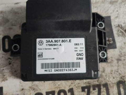 Calculator frana de mana Vw Passat B7 1.4 TSI sedan 160hp / 118 Kw cod motor CKM , an 2014 cod 3AA907801E
