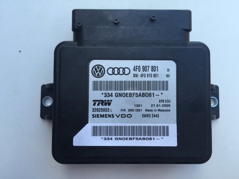 Calculator frana mana Audi A6 4F cod 4F0907801