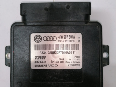 Calculator frana mana Audi A6 C6 2.7 Motorina 2006, 4F0907801A / 4F0907801B