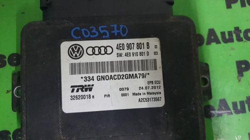 Calculator frana mana Audi A8 (2002-2009