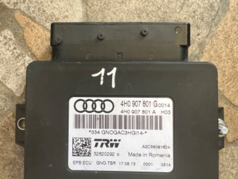 Calculator frana mana Audi A8 A6 A5 A7 cod 4h0 907 801 G