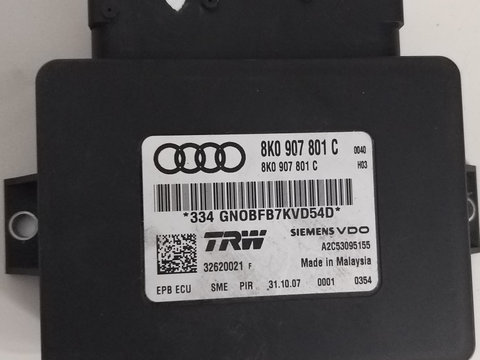 Calculator frana mana TRW Audi A4 B8 (8K) Original cod 8K0907801C