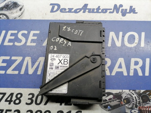 Calculator injectie motor ECU Opel Corsa C 24467903 2001-2005