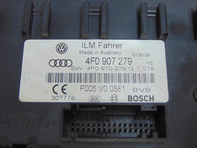 CALCULATOR LUMINI AUDI A6(C6) - COD 4F0 907 279