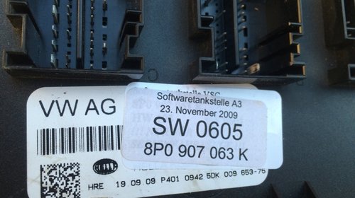 Calculator lumini / bornetz Audi A3 8P d