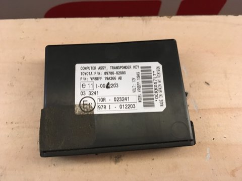 Calculator modul 10r-023241 Toyota yaris 89780 02080