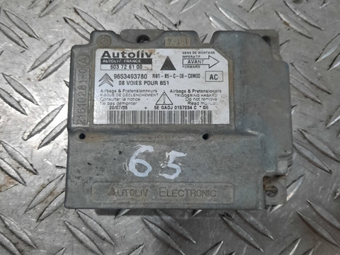 Calculator / Modul airbag 9653493780 603726100 Citroen C4