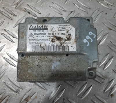 Calculator / Modul airbag 9658137980 Citroen C4