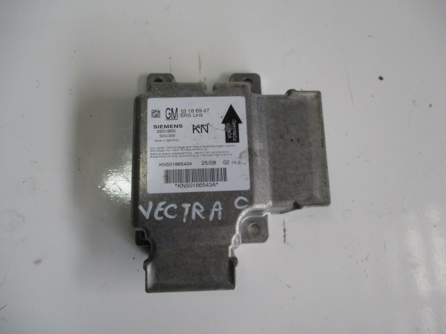 CALCULATOR / MODUL AIRBAG COD 13186947 OPEL VECTRA