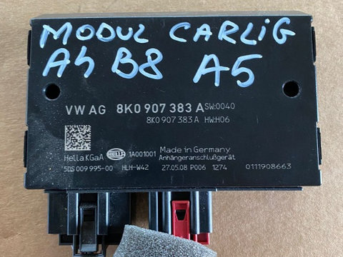 Calculator / modul carlig remorcare Audi A4 B8 A5 cod piesa 8k0907383A