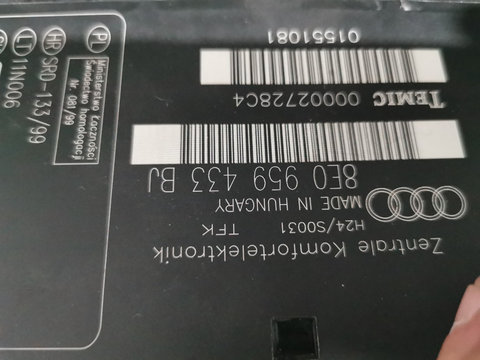 Calculator Modul confort audi a4 8e0959433 bj 8e0959433br 8e0 959433 bj