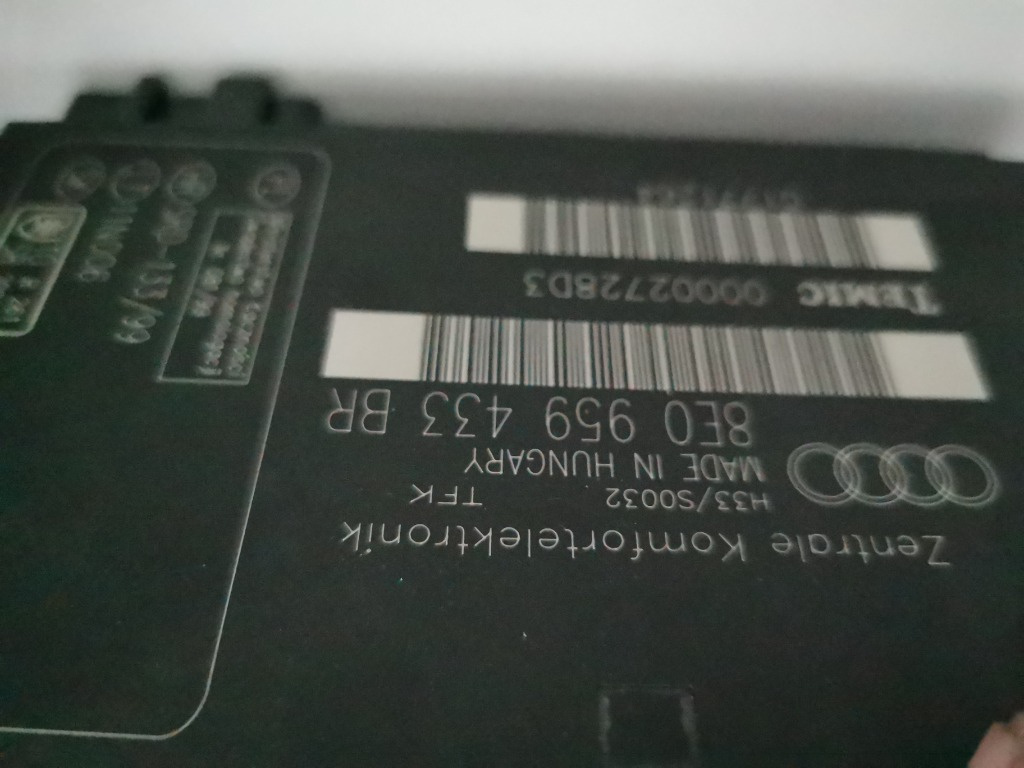 Calculator Modul confort audi a4 8e0959433 BR 8e09