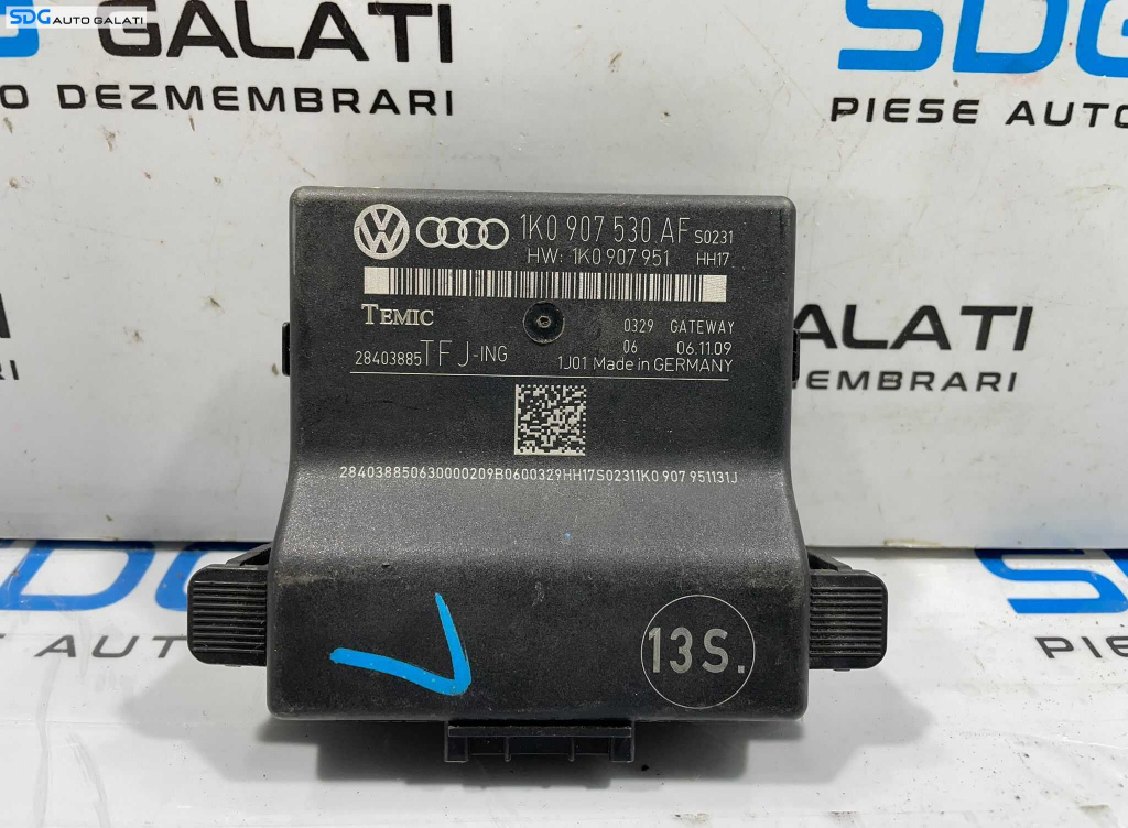 Calculator Modul control central CAN Gateway Volkswagen Touran 1T1 2003 - 2007 Cod 1K0907530AF [L4517]
