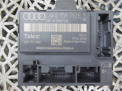 CALCULATOR (MODUL) CONTROL USA AUDI A6 C6 2006 OEM:4F0959792E.