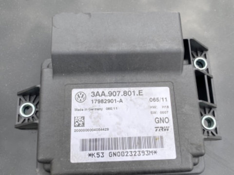 Calculator / Modul Frana de Mana VW Passat B7 2010 - 2015 Cod Piesa : 3AA 907 801 E / 3AA907801E