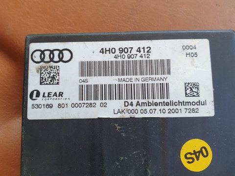 Calculator Modul lumini ambientale Audi A8 S8 4h, D4