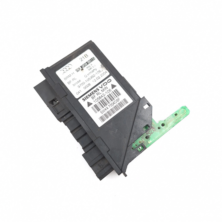 Calculator / Modul Motoras Geam Audi A4 B6 (8E) 2000 - 2004 8E2959801B, 9700105992106, 105842106, 5WK47004DBF, 0410008