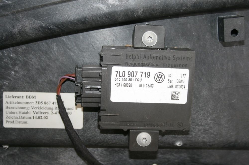 Calculator Modul Senzor Alarma Vw Phaeton Touareg Porsche