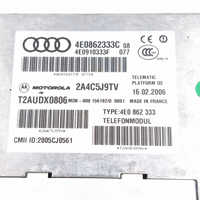 Calculator Modul Telefon Audi Q7 (4L) 20