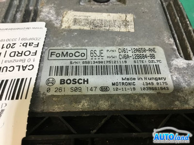 Calculator Motor 0261s09147 1.0 Benzina Ford FOCUS