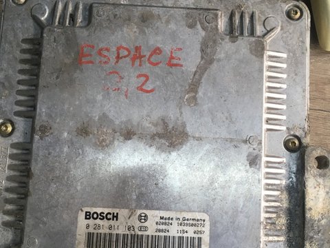 Calculator motor 0281011103 Renault Espace 2,2 Dci