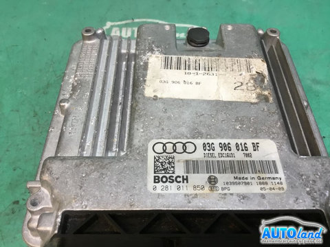 Calculator Motor 03g906016bf 2.0 TDI, 0281011850 Audi A6 4F2,C6 2004-2011